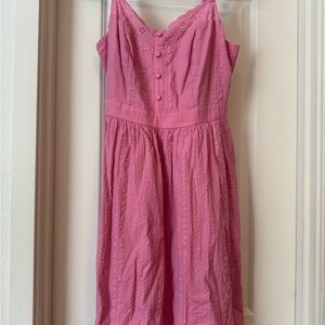 Pink spaghetti strap dress
